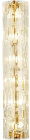 Бра 88085 88085W/S gold/clear