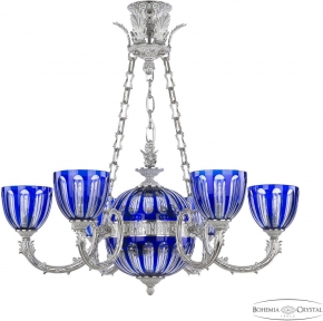 Подвесная люстра Bohemia Ivele Crystal Florence 71009P/6/210 NW P1 U Clear-Blue/H-1H Y8 FA2S