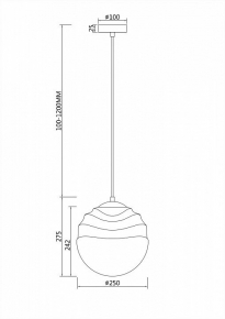 Подвесной светильник Ambrella light Traditional TR3602