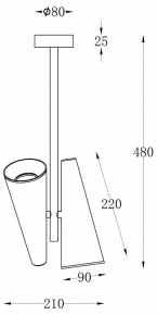 Точечный светильник Ambrella light Techno Spot XC6514042