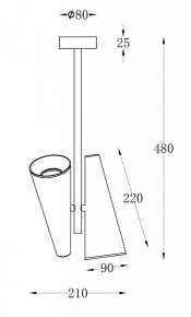 Точечный светильник Ambrella light Techno Spot XC6514043