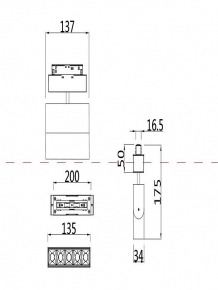 Потолочная люстра Citilux Квест CL739140