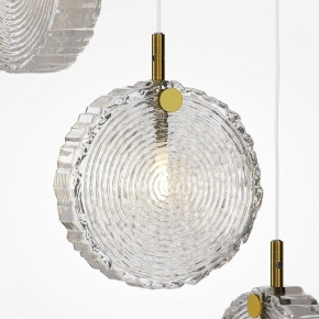 Подвесной светильник Crystal Lux Lirica SP3 Chrome/Gold-Transparent