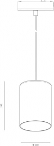 Подвесная люстра Crystal Lux Siena SP8
