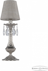 Интерьерная настольная лампа Bohemia Ivele Crystal Florence 71100L/1 Ni ST2