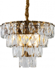 Подвесная люстра DeLight Collection Amazone KG1113P-7 brass/clear