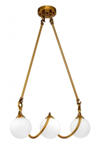 Подвесная люстра DeLight Collection KG1212P KG1212P-3 brass