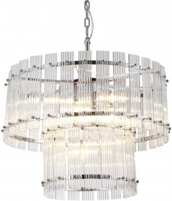 Подвесная люстра DeLight Collection Ruby KG1112P-7 chrome/clear