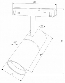 Потолочная люстра Freya Enzo FR5201PL-06B
