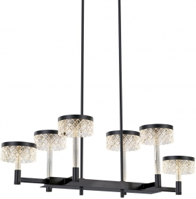 Подвесная люстра Diamond cut MD21020075-6B matt black