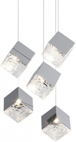 Подвесной светильник Pyrite 10301P/5 silver