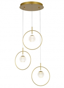 Подвесной светильник Elliot Diamante MD21001043-3A gold