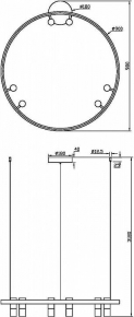 Подвесной светодиодный светильник Moderli True V4083-PL