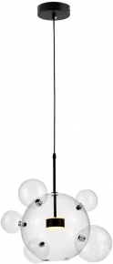 Подвесной светодиодный светильник Lumina Deco Neroni LDP 6016-5+1 BK