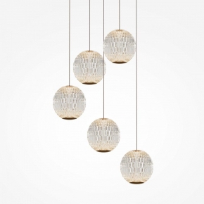Подвесная люстра Crystal Lux FELIZ SP-PL6 BRONZE/WHITE