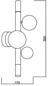 Подвесная люстра Rony ZRS.1200.08