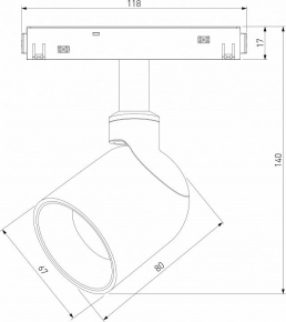 Трековый светильник TK Lighting Tracer 6053 Tracer