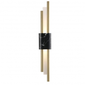 Настенный светодиодный светильник Crystal Lux CARTA AP6W LED BLACK/BRASS