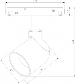 Потолочная светодиодная люстра Ambrella light Elegance FK211/4