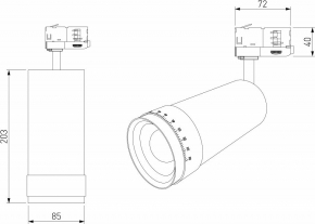 Потолочная светодиодная люстра Citilux Андромеда CL224181