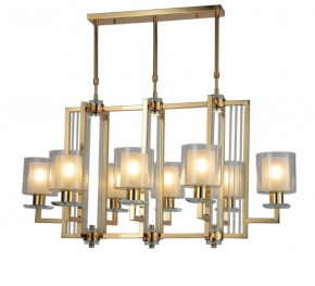 Подвесная люстра Lumina Deco Manhattan LDP 8012-8 PR F.GD