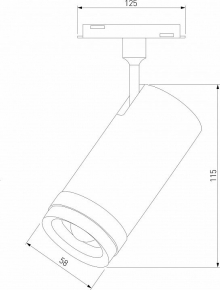 Торшер Ideal Lux Colonna PT4 Nero