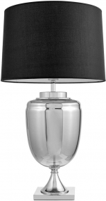 Настольная лампа Lumina Deco Olimpia LDT 304 CHR+BK