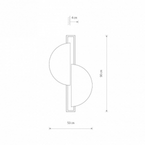 Настенный светодиодный светильник DesignLed GW Palmira GW-1101-3-9-WH-NW 002366
