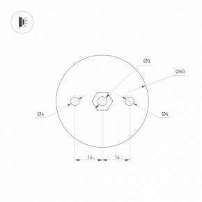 Трековый светильник Maytoni Focus TR020-1-U-GU10-BMG