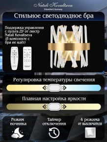 Потолочный светодиодный светильник Elvan NLS-T160M/2-9W-WW-Bk