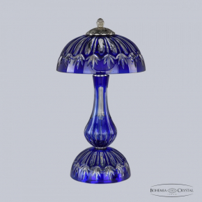 Интерьерная настольная лампа 1370 1370L/3/25 Ni Clear-Blue/H-1I