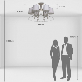 Потолочная светодиодная люстра Reluce 07155-0.3-500 WH