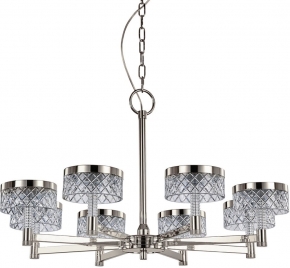 Подвесная люстра Diamond cut MD21020075-8A satin nickel