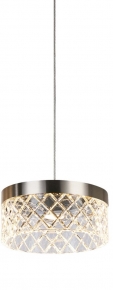 Подвесной светильник Diamond cut MD21020075-1A satin nickel