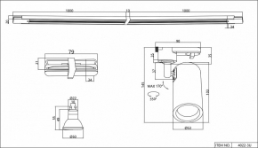 Подвесная люстра Bohemia Ivele 1403/16+8+4/300/3d/Pa