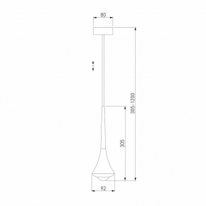 Подвесная люстра Bohemia Ivele 1410/6/195/h-60/G/V3001