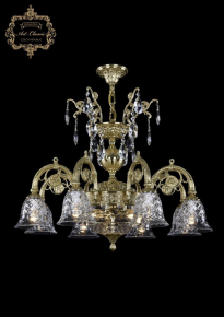 Подвесная люстра 31.24 31.24.8.KR175SP.250IT.G.Sp.Clear.1B