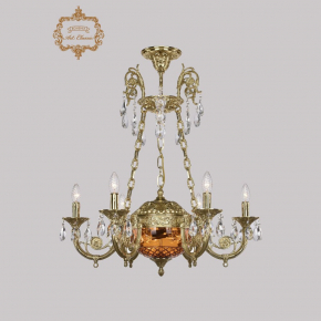 Подвесная люстра 31.44 31.44.6.KR175SP.250IT.G.Sp.Amber.1B