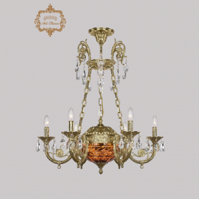 Подвесная люстра 31.44 31.44.6.KR175SP.250IT.G.Sp.Amber.1D