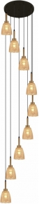 Подвесная люстра Reluce 09011-0.9-09 Amber