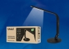 Настольная лампа (UL-00003648) Uniel TLD-555 Black/LED/500Lm/5500K/Dimmer/USB