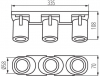 Трековый светильник Basis TR030-4-12WTW-DD-W