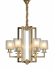 Подвесная люстра Lumina Deco Manhattan LDP 8012-6 F.GD