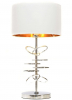 Интерьерная настольная лампа Lumina Deco Milari LDT 5530 CHR+WT