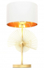 Интерьерная настольная лампа Lumina Deco Fonti LDT 5534 GD+WT