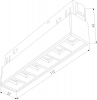 Подвесная люстра Vitaluce V1806-1/8+4+4+1PL