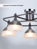 Потолочная люстра Giordzhi WD3620/5C-CF-CR-WT