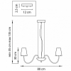 Настенный светильник DesignLed PALMIRA GW-1101-1-3-BL-WW