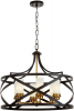 Подвесная люстра Lumina Deco Astila LDP 1242-6 BK+MD