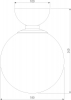 Настенно-потолочный светильник Eurosvet Bubble 30197/1 латунь